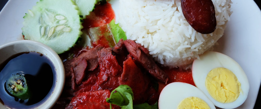 Thai BBQ Pork and Rice Dish